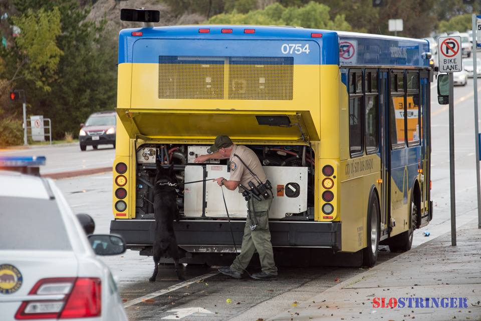 SLO City Bus Service Shut Down Due To Bomb Threat