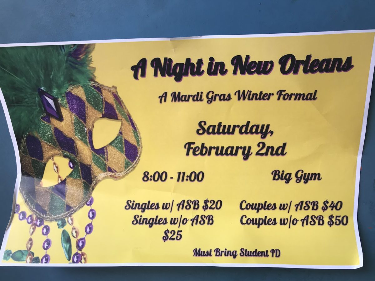The Mardi Gras Winter Formal Dance Of 2019