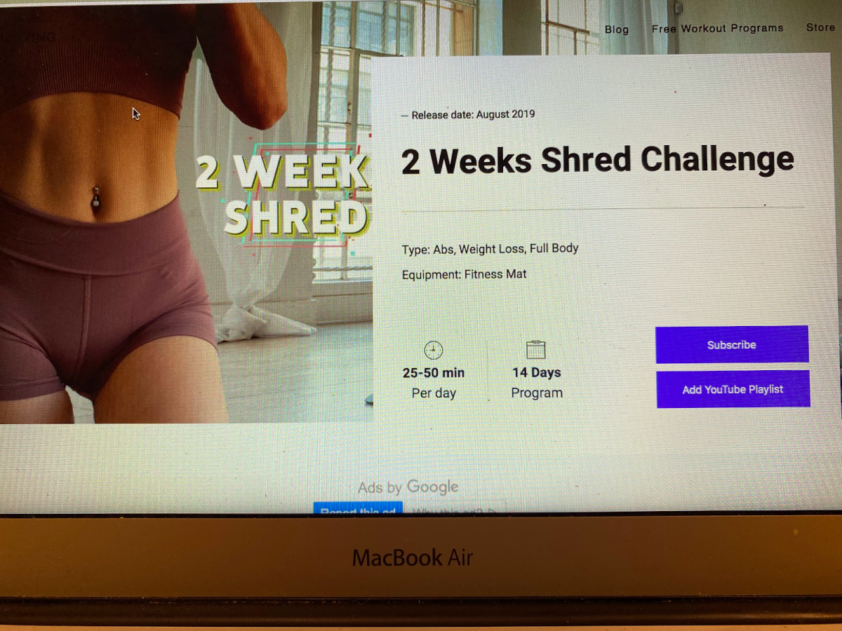Grind time Online with Fitness star Chloe Tings two week shred