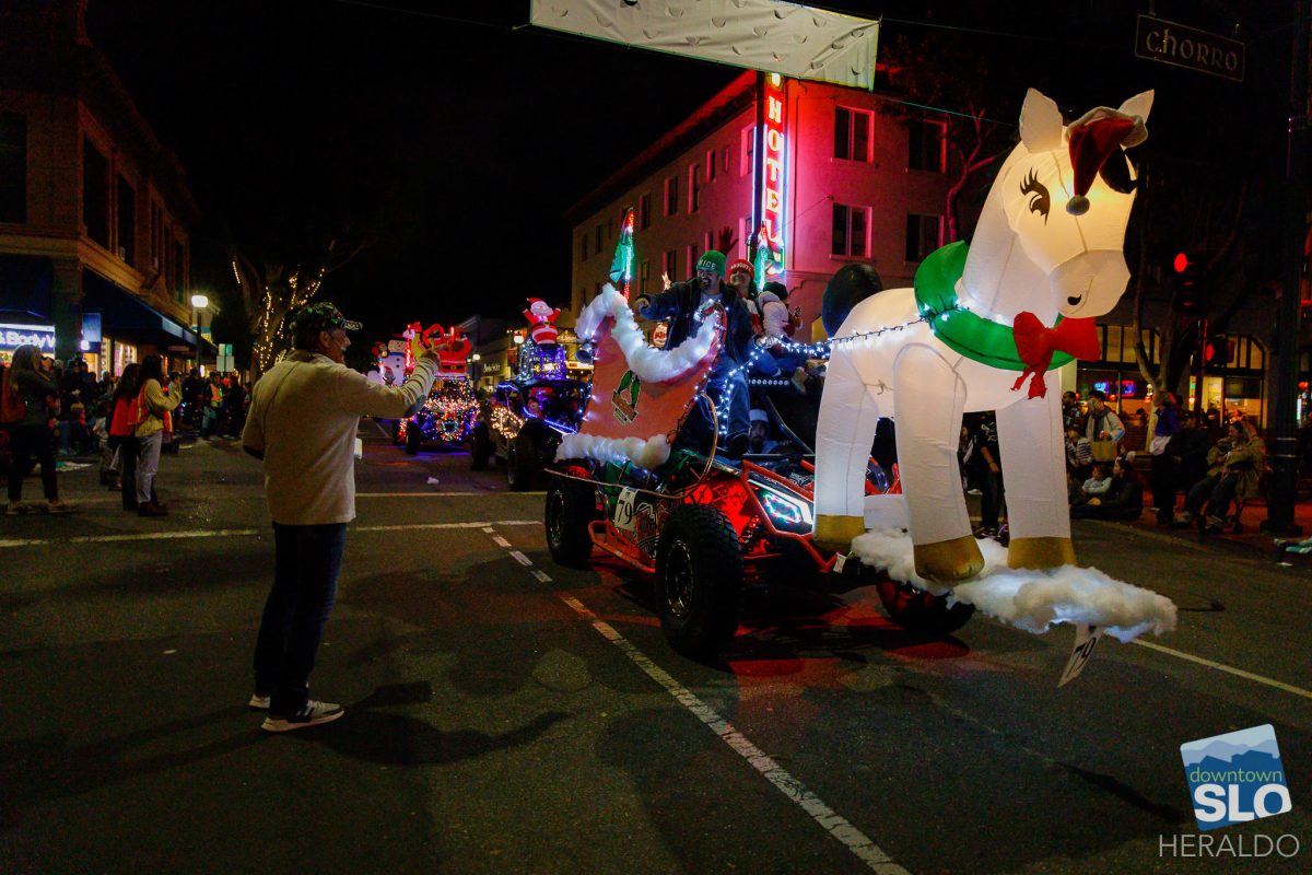 Sneek peek images from Downtown SLOs 44th Annual Holiday Parade on Friday, December 6, 2019.