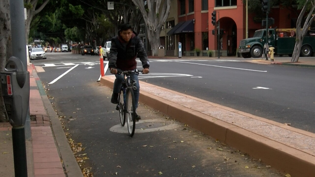 SLOHS Students are excited about the new bike safety changes in downtown San Luis Obispo