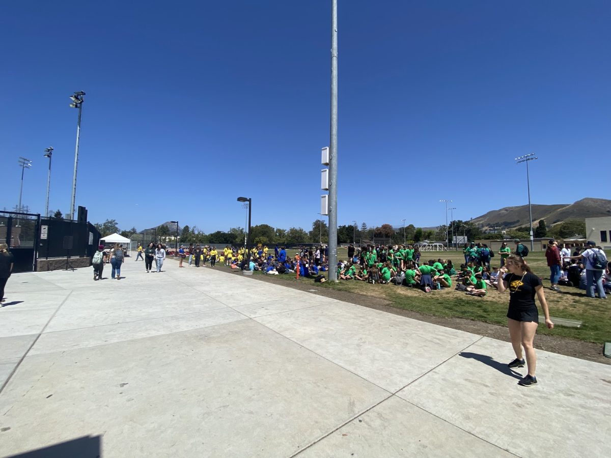 Tradition returns: all SLCUSD Sixth graders come to SLOHS for Tiger Olympics 2022. 