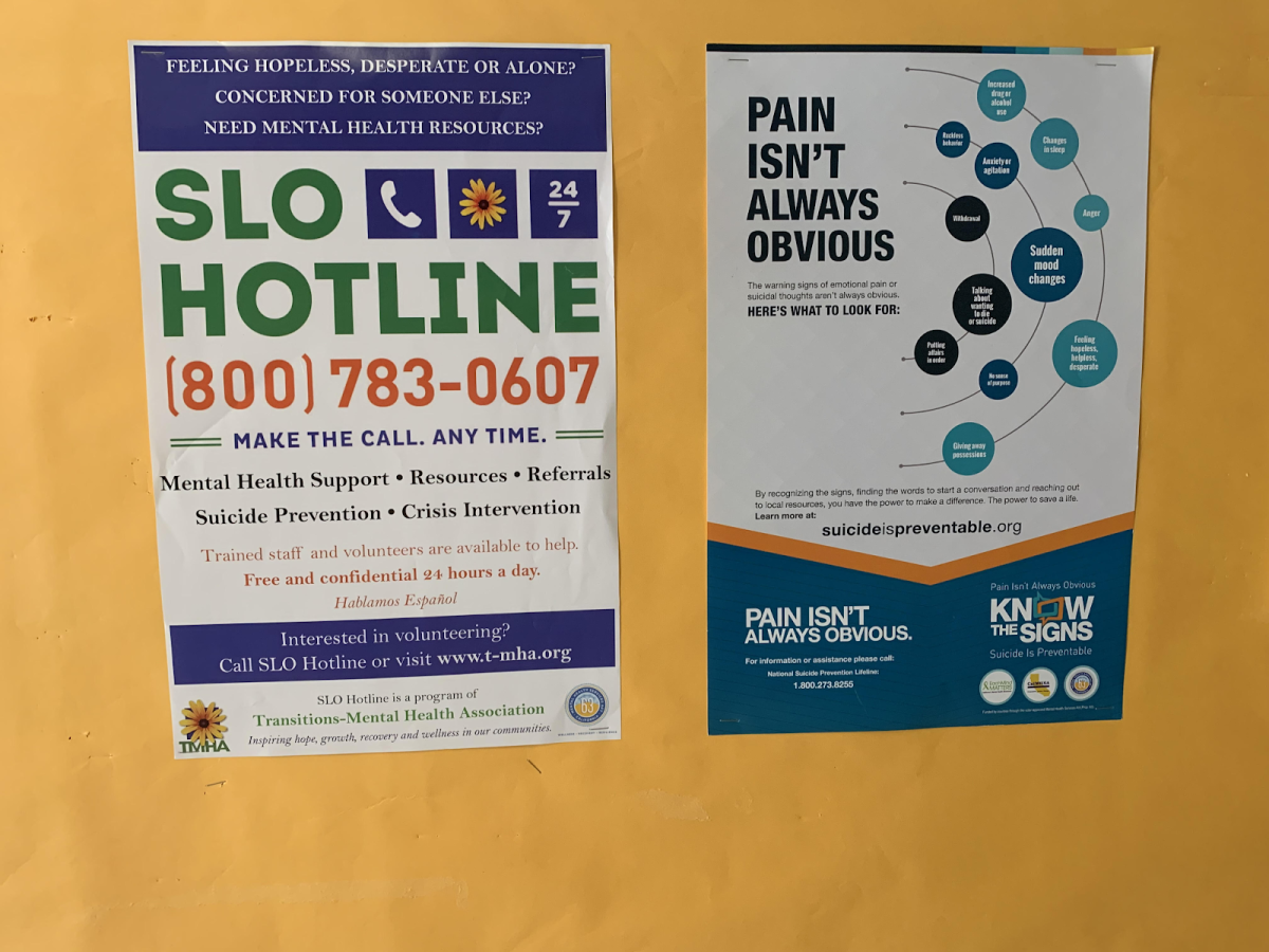 With the mental health epidemic growing, there is not enough being done at SLOHS to help students with their mental health 