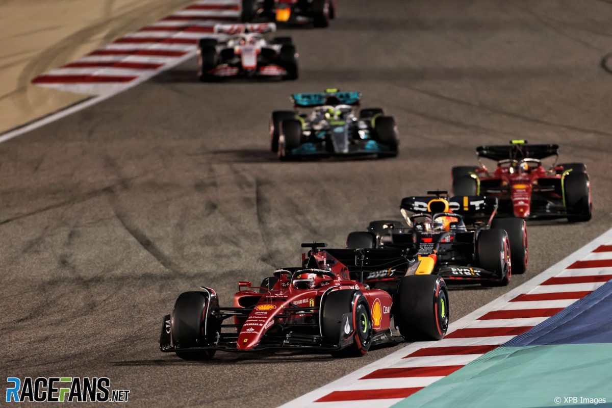 Charles Leclerc (MON) Ferrari F1-75.
20.03.2022. Formula 1 World Championship, Rd 1, Bahrain Grand Prix, Sakhir, Bahrain, Race Day.
- www.xpbimages.com, EMail: requests@xpbimages.com © Copyright: Charniaux / XPB Images