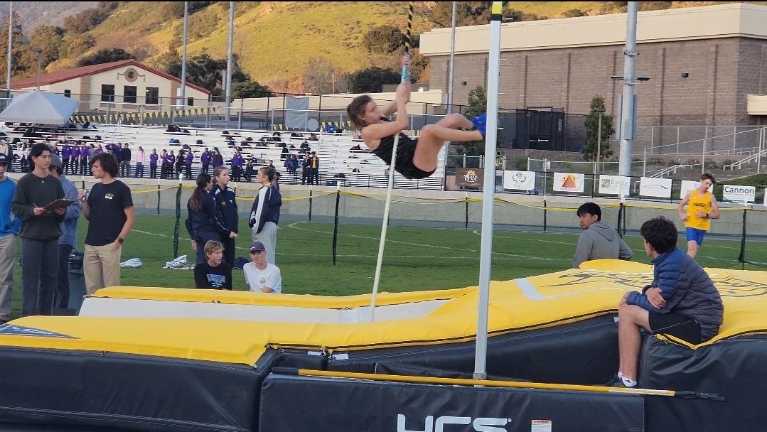 Check out the SLOHS Pole Vaulting kids on the Track and Field team!